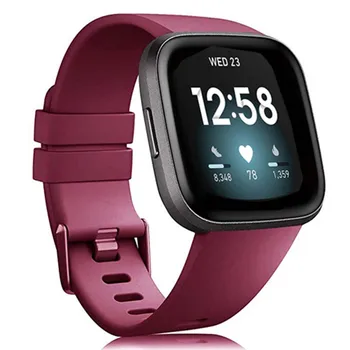 A cinta para o Fitbit Versa/Versa2/Lite Smartwatch acessório substituto banda Esporte Pulseira de silicone banda para o Fitbit Versa Pulseira