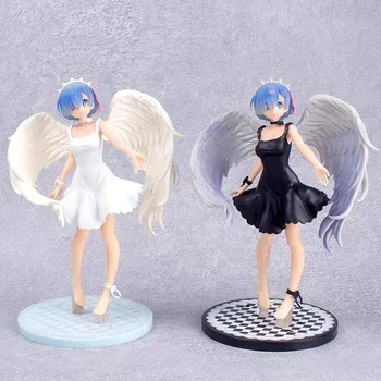 21cm Anime Re: a Vida Em Um Mundo Diferente De Zero Figura de Ação do Anjo Diabo Rem Kawaii Girl PVC Coleção de Modelo de Brinquedos do Miúdo de Presente