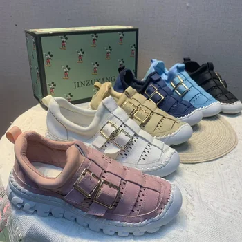 Tênis das Mulheres Tendência 2023 Casual Respirável, Confortável antiderrapante Maternidade Sapatos de Sapatos femininos da Mulher Andando Sapatos