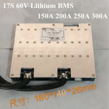 17 60V 150A 200A 250A 300A de iões de lítio BMS pcm de proteção da bateria conselho função de Equilíbrio de 17 de 60V 200A BMS 180000W 12KW 7000W
