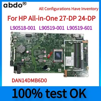 L90518-001 L90519-001 L90519-601 Para o HP All-in-One 27-DP 24-DP Laptop Motherboar DAN14DMB6D0 Com Ryzen R3 R5 CPU, placa-mãe