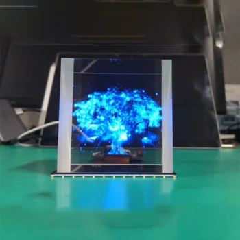 Refletor de Prisma 50mm Translúcido Semi-reflexivo Projeção de Imagem IPS Full Laminado HDMI Praça Apresentar Prisma Raspberry Pi