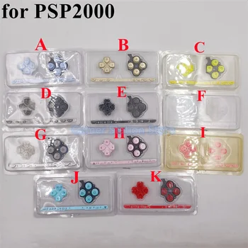 1set Opcional de Alta Qualidade Esquerda para a Direita os Botões do Conjunto de Substituição para PSP 2000 para PSP2000 Jogo de Botões do Console Kit de Peças de Reparo