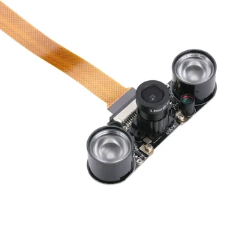 Raspberry Pi Zero W o Módulo de Câmera de Focal Ajustável de Visão Noturna Webcam com Sensor de IR DIODO emissor de Luz para o Raspberry Pi Zero V1.3