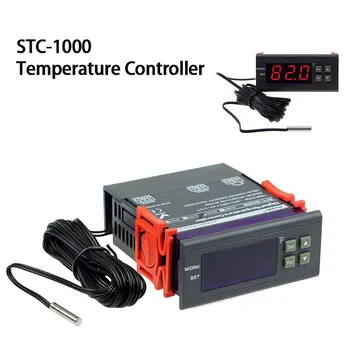STC-1000 Controlador de Temperatura do Aquário de Incubação de frutos do mar LEVOU Termostato Digital Máquina Thermoregulator Relé de Aquecimento, de Arrefecimento