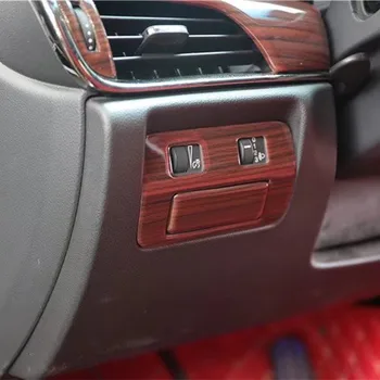 ABS Painel do Carro Farol Interruptor Botão Tampa do Painel de Guarnição Adesivo de Ajuste Para o Cadillac ATSL 2014-2017