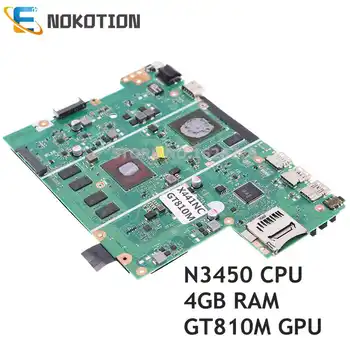 NOKOTION 60NB0E10-MB1220 PLACA PRINCIPAL Para ASUS X441NA X441NC Laptop placa-Mãe N3450 CPU 4G de RAM+GPU GT810M