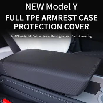 Tesla braço tampa da caixa de TPE Para o Tesla Model 3 Y 2023 Acessórios