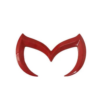 M vermelho Emblema Emblema de Decalque para Todos os Modelo de Corpo do Carro de Trás do Tronco etiqueta Autocolante de Identificação Decoração