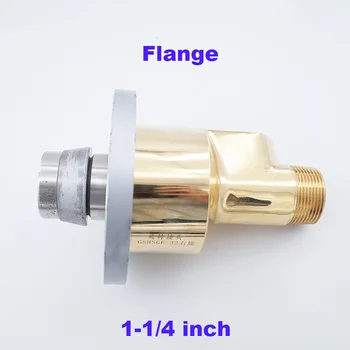 Dois-forma de vapor junta rotativa de água de refrigeração, sistema de rotary conector 1 1/4-1/2 polegadas giratória de bronze conexão com flange de chapa
