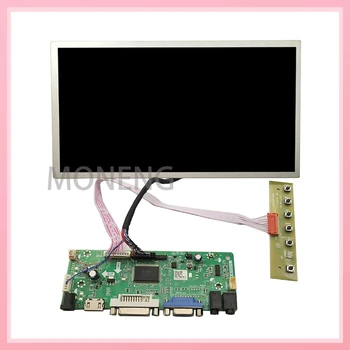 100% Testado Original de 10,1 Polegadas HSD100IFW1 1024 x 600 Ecrã LCD HDMI+VGA+DVI Áudio LCD Controlador de Placa
