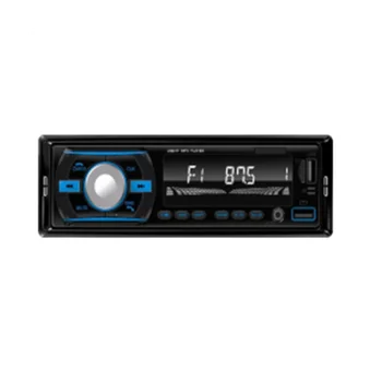 Carro Luzes Coloridas Rádio Autoradio Receptor Estéreo de FM Aux de 12V No painel do 1Din Bluetooth MP3 Multimídia