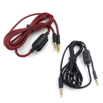 Substituição do Cabo de Fones de ouvido da Linha da Logitech G433 G233 Pro G G Pro Fone de ouvido