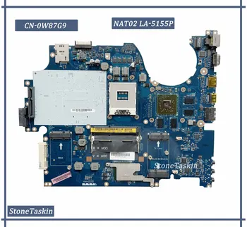 Melhor Valor de FRU CN-0W87G9 para Dell Studio 17 1749 Laptop placa-Mãe NAT02 LA-5155P HD5650 216-0772000 1GB de memória RAM DDR3 Teste de 100% 