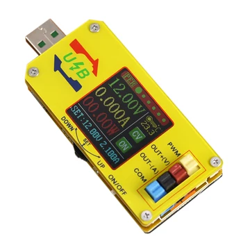 XY-UDTA-5v a 12V impulsionar o módulo USB tensão ajustável roteador fonte de alimentação de corrente de carga e detector de tensão