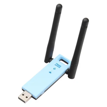 WD-R603U 300Mbps Extensor de Alcance sem Fio USB wi-Fi Repetidor do Sinal do Amplificador de potência Dupla Antenas de Azul com Preto Para Rede