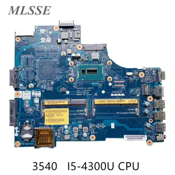 Usado Para Dell Latitude 3540 Laptop placa-Mãe Com SR1ED i5-4300U CPU 0V5VHK V5VHK ZAL00 LA-A491P DDR3L 100% Testado Navio Rápido