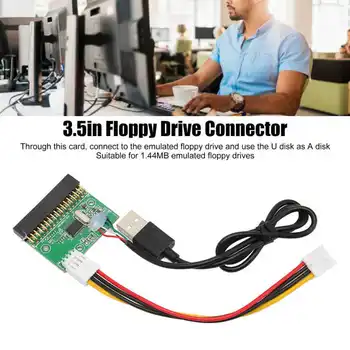 1,44 MB 3,5 na Unidade de Disquete Conector Plug and Play 34 PINOS para Cabo USB Adaptador de Disquete de 1,44 MB Unidade H