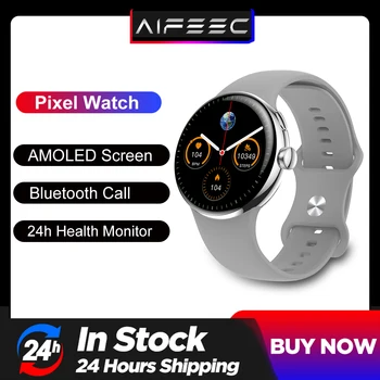 2023 Pixel Inteligente Homens do Relógio Bluetooth Chamada de 1,3 polegadas, Ecrã AMOLED de 24h de Oxigênio no Sangue do Monitor de Ritmo Cardíaco IP68 Esportes Smartwatch Mulheres