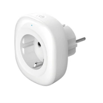 1 PCS Zigbee Plug Tomada de Parede UE 16A ABS Smart Adaptor Poderes de Monitoramento Remoto de Controle de Voz Para o Alexa Tuya Smart Home Plug UE
