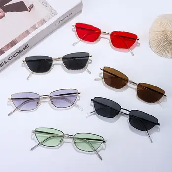 Retro Pequenos Óculos estilo Olho de Gato Vintage em Tons de Óculos de Sol para Homens Mulheres UV 400 Óculos de Proteção