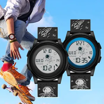 Nova Moda Casual Homens do Esporte Relógio Despertador Digital relógio de Pulso de Homem Relógio Eletrônico Impermeável Militar Relógios Relógio Masculino