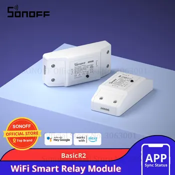 Original Sonoff 10A wi-Fi Smart Switch Remoto sem Fio Temporizador Interruptor de Luz Inteligente Universal DIY Casa Inteligente Módulo de Automatização